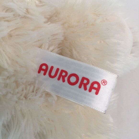 Aurora Chloe Puppy Dog Mini Flopsie Plush 8" Cream Pink Spaniel Stuffed Animal - Picture 5 of 7